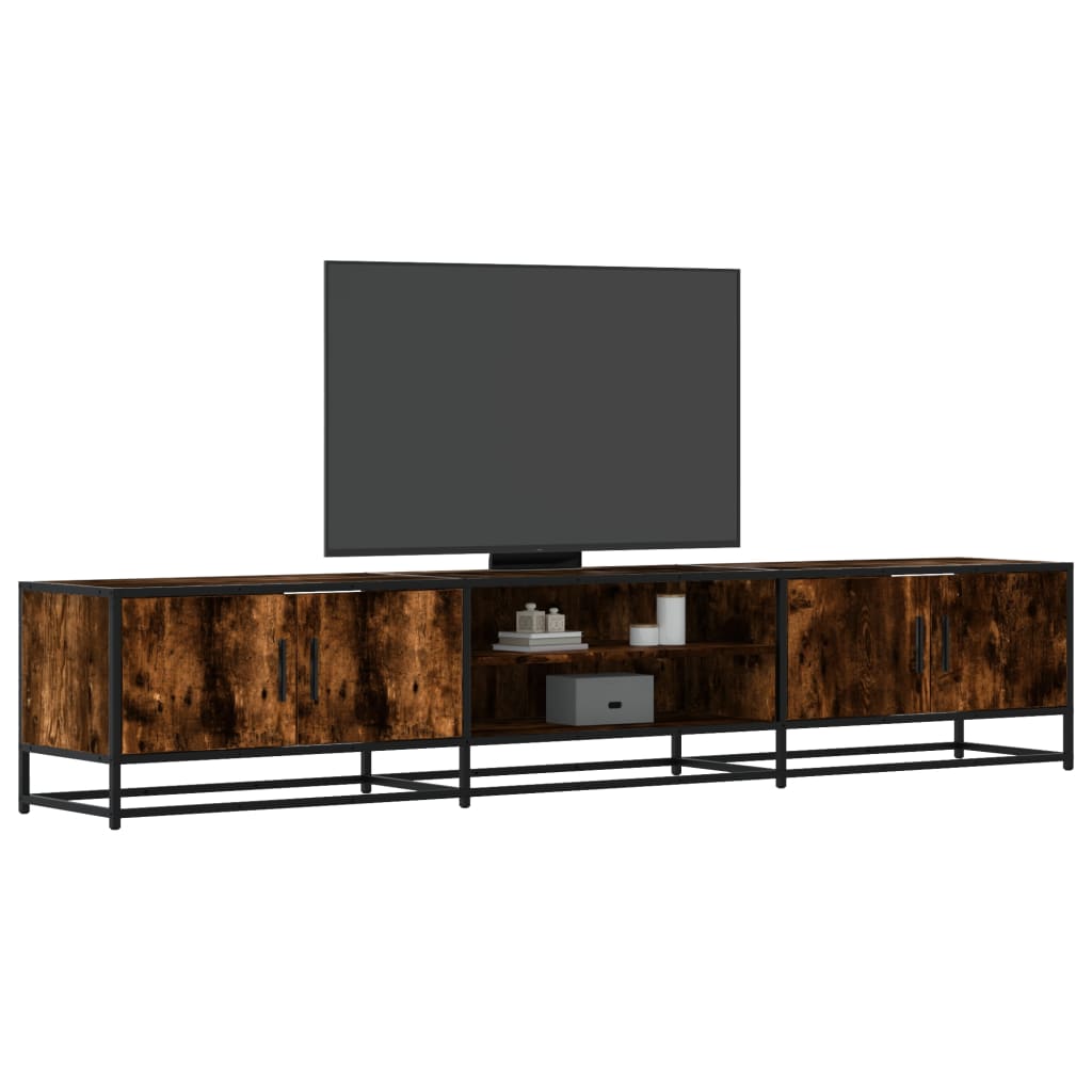 Tv-Meubel 120X35X41 Cm Bewerkt Hout En Metaal