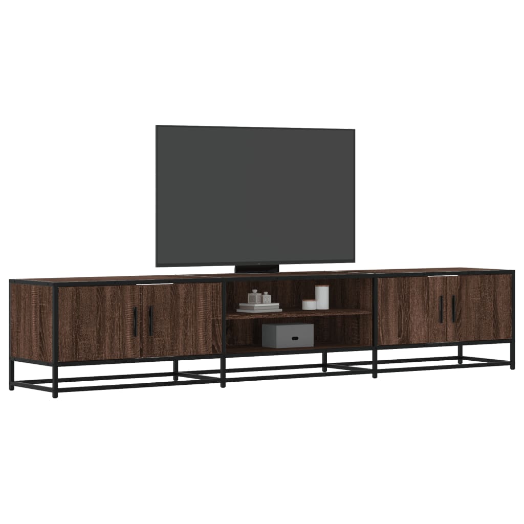 Tv-Meubel 120X35X41 Cm Bewerkt Hout En Metaal