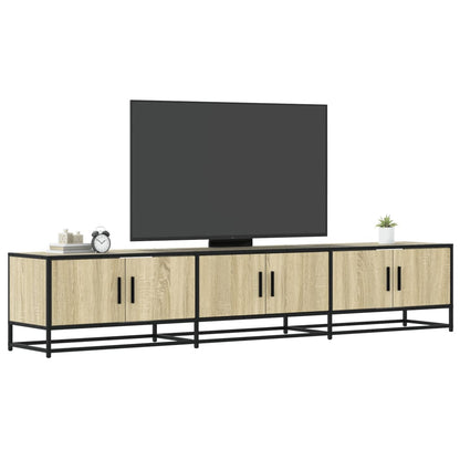 Tv-Meubel 150X35X41 Cm Bewerkt Hout En Metaal