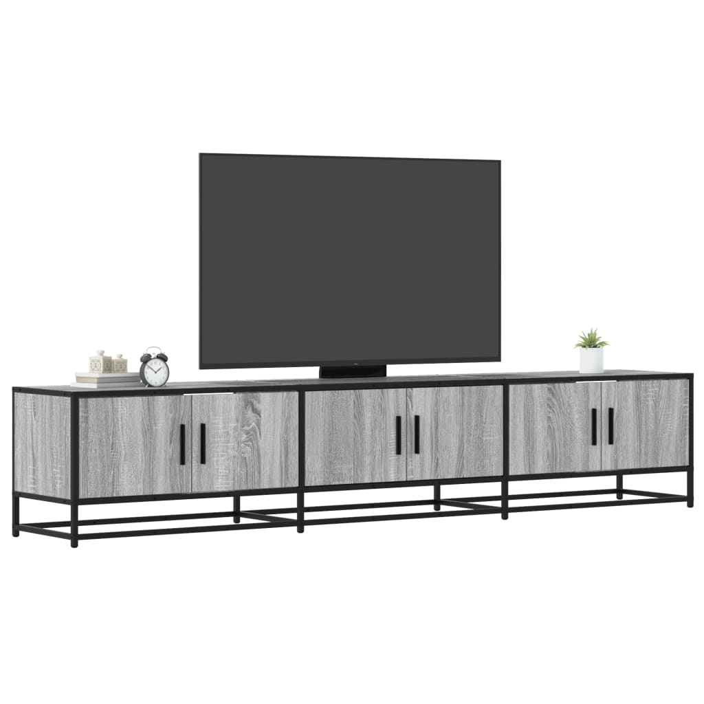 Tv-Meubel 150X35X41 Cm Bewerkt Hout En Metaal