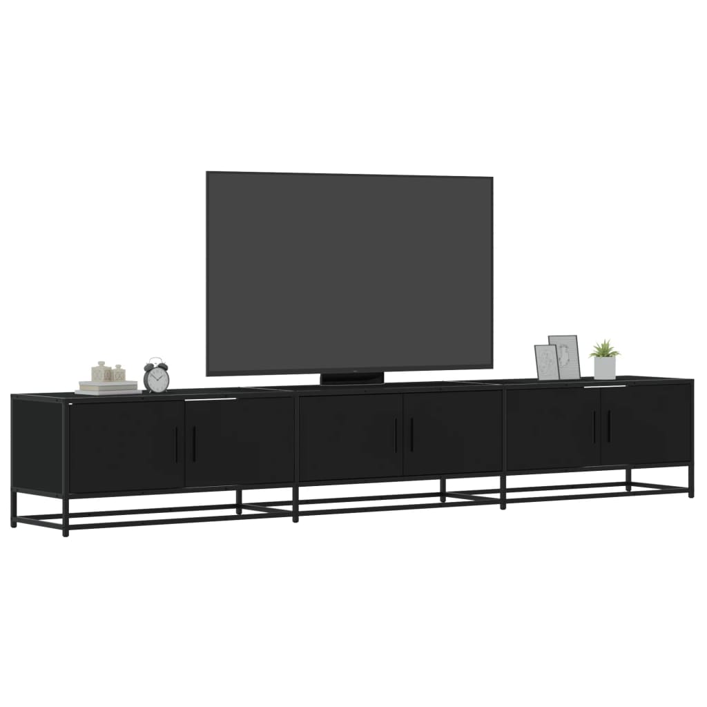 Tv-Meubel 150X35X41 Cm Bewerkt Hout En Metaal