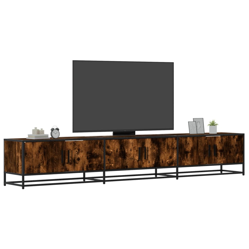 Tv-Meubel 150X35X41 Cm Bewerkt Hout En Metaal