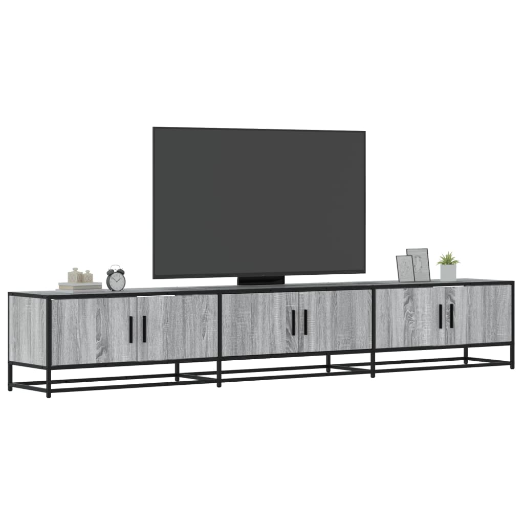 Tv-Meubel 150X35X41 Cm Bewerkt Hout En Metaal