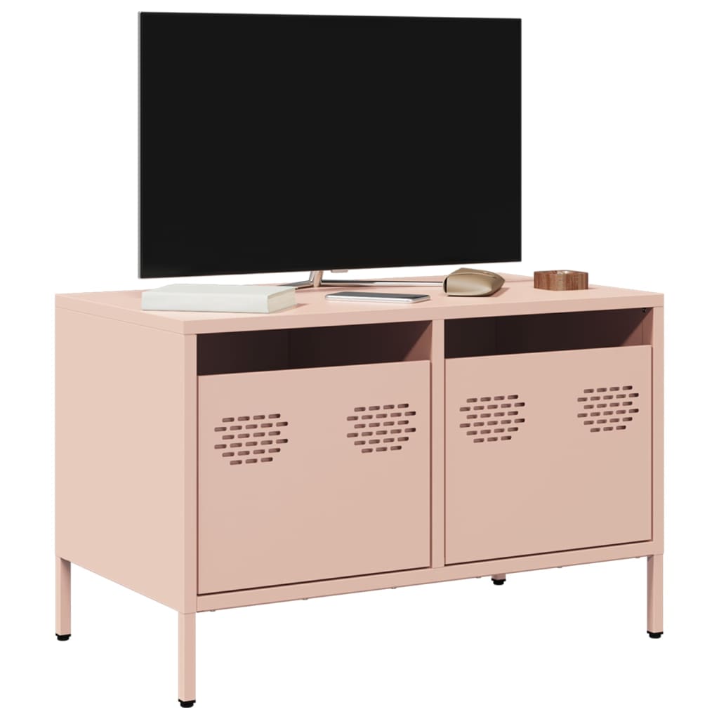 Tv-Meubel 68X39X43,5 Cm Koudgewalst Staal