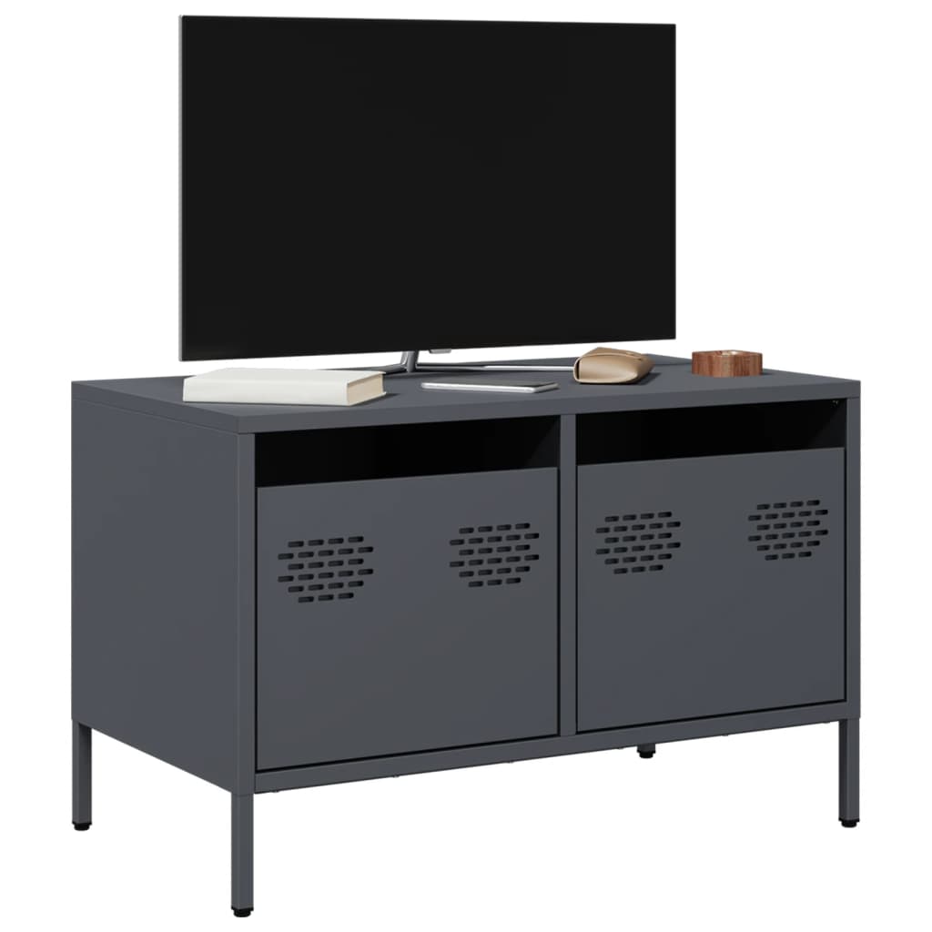 Tv-Meubel 68X39X43,5 Cm Koudgewalst Staal