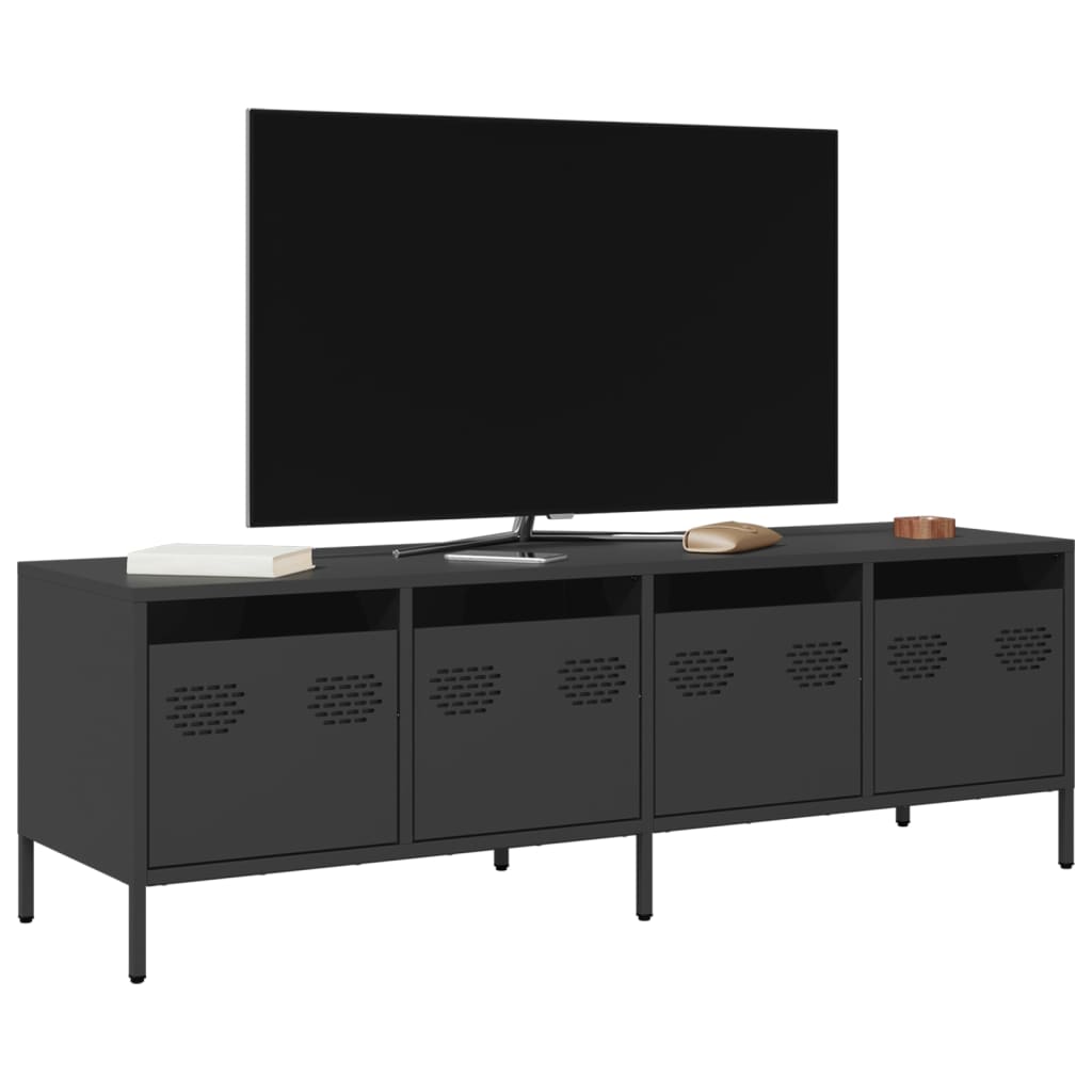 Tv-Meubel 135X39X43,5 Cm Koudgewalst Staal