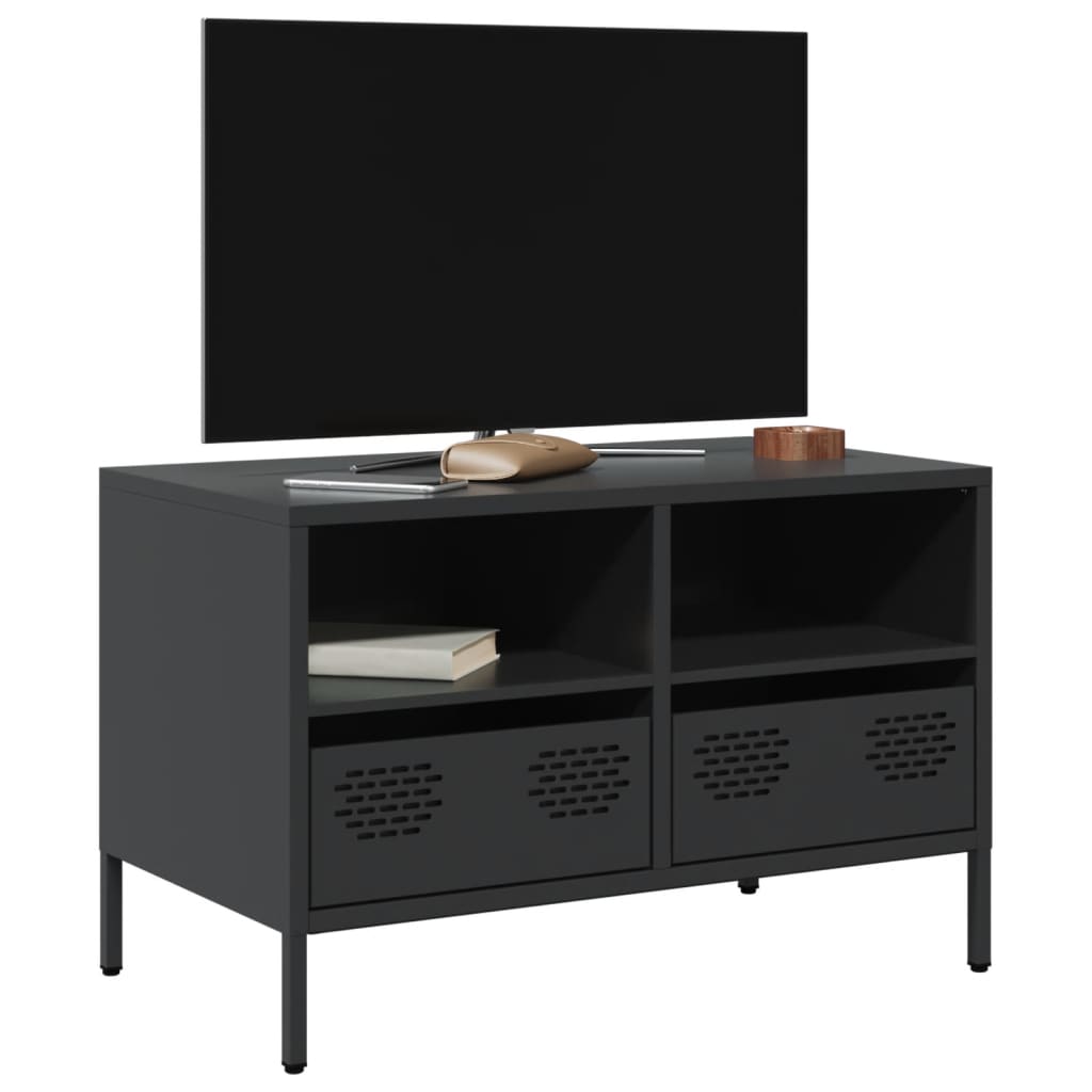 Tv-Meubel 68X39X43,5 Cm Koudgewalst Staal