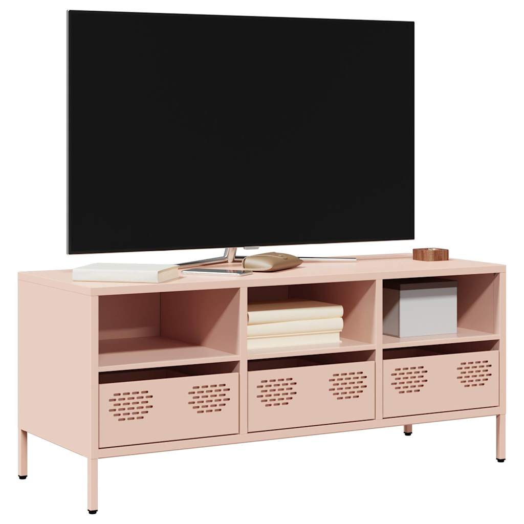 Tv-Meubel 68X39X43,5 Cm Koudgewalst Staal