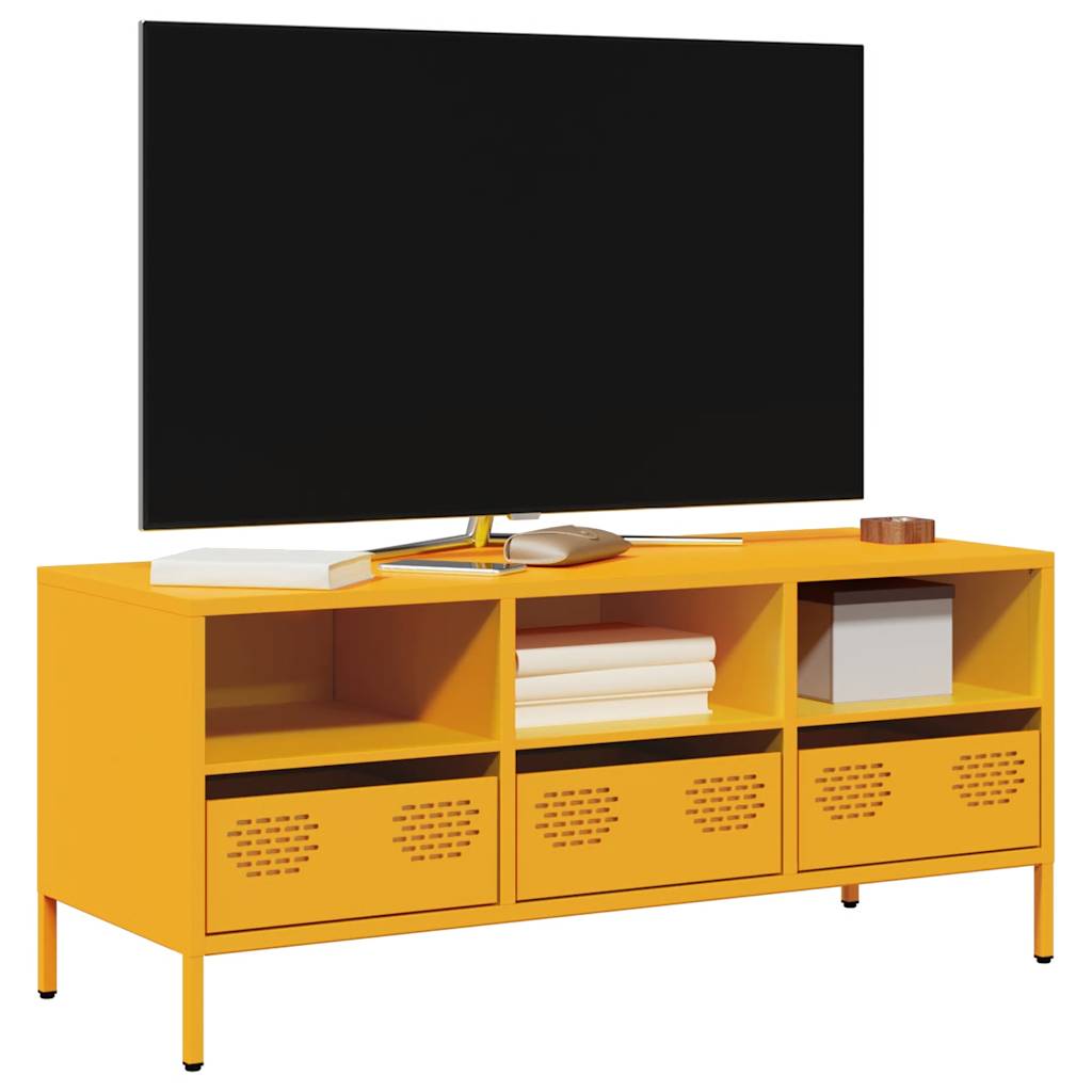 Tv-Meubel 68X39X43,5 Cm Koudgewalst Staal