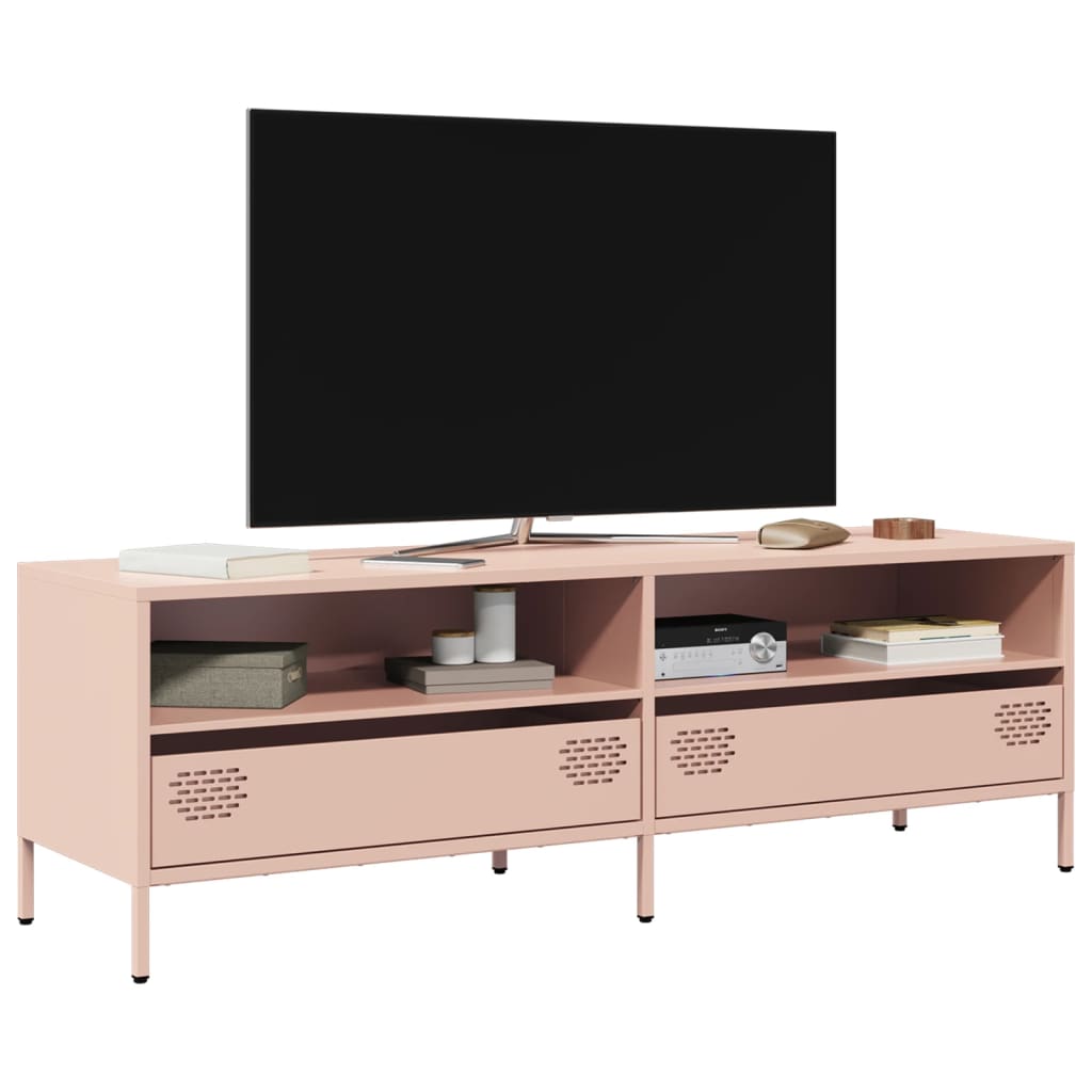 Tv-Meubel 135X39X43,5 Cm Koudgewalst Staal