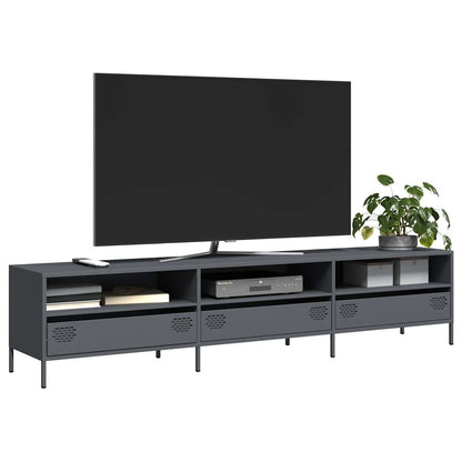 Tv-Meubel 135X39X43,5 Cm Koudgewalst Staal