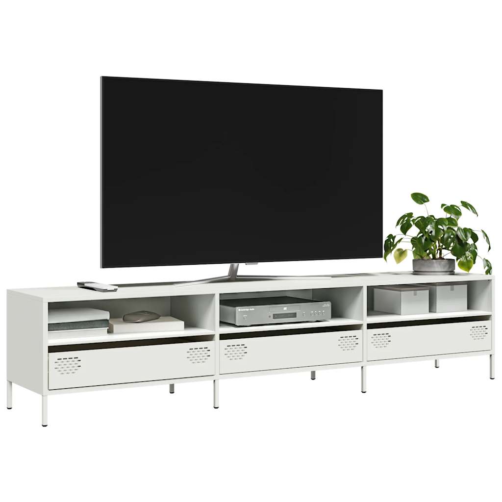 Tv-Meubel 135X39X43,5 Cm Koudgewalst Staal