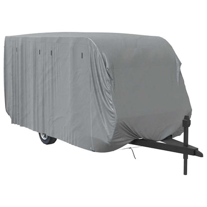 Caravanhoes 610X250X220 Cm Vliesvlies Grijs