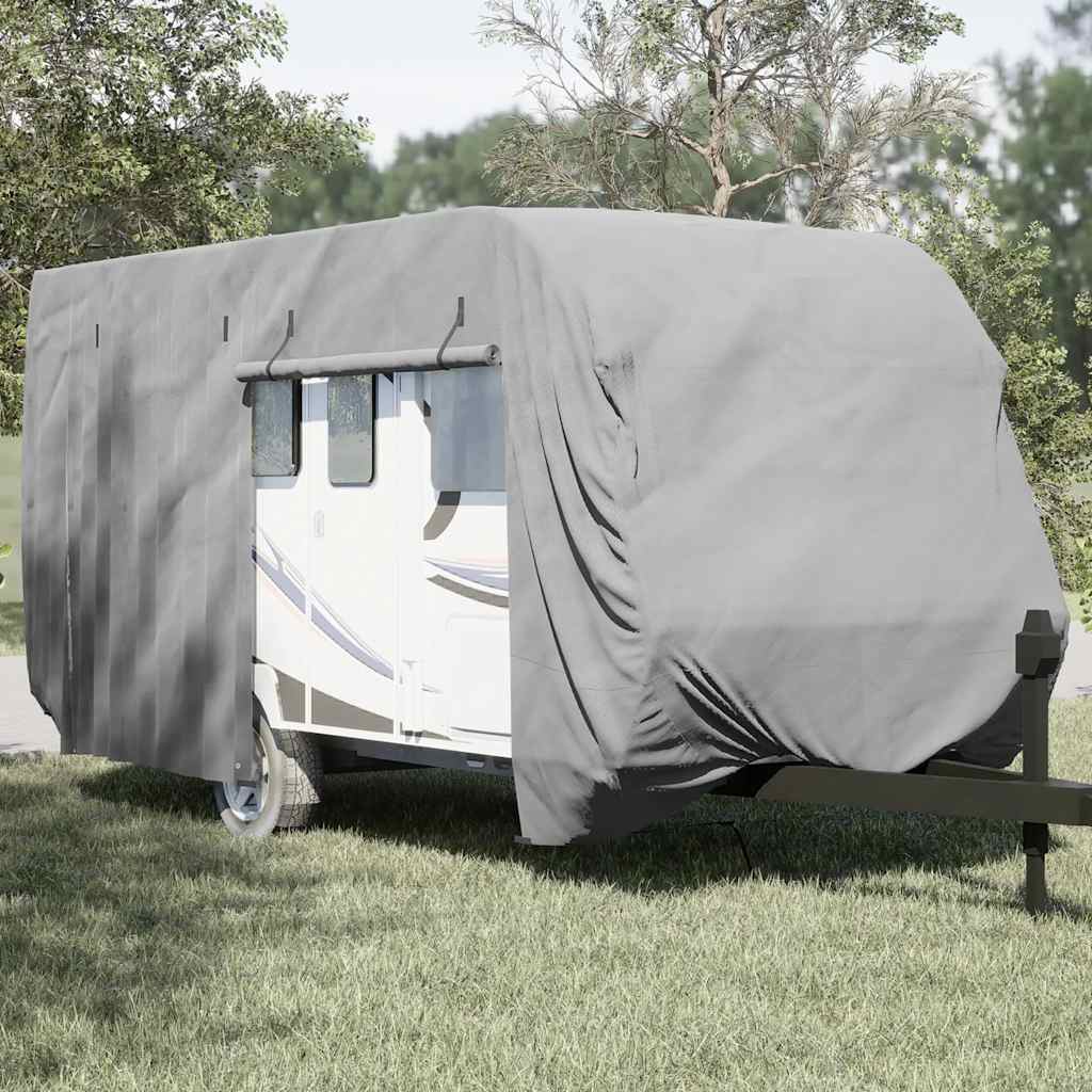 Caravanhoes 610X250X220 Cm Vliesvlies Grijs