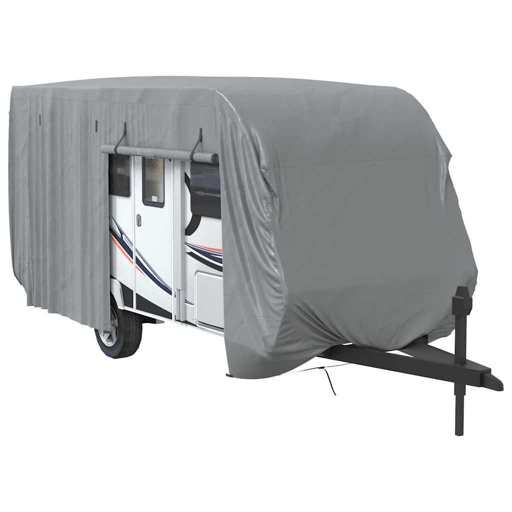 Caravanhoes 670X250X220 Cm Vliesvlies Grijs