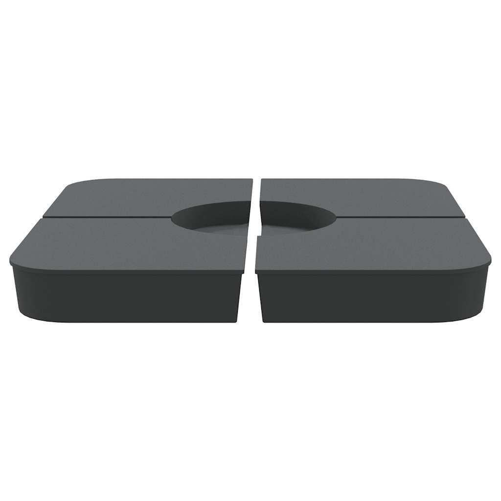 4-Delige Set Parasolvoeten Voor Kruisvoet Parasol 100 Kg Pp