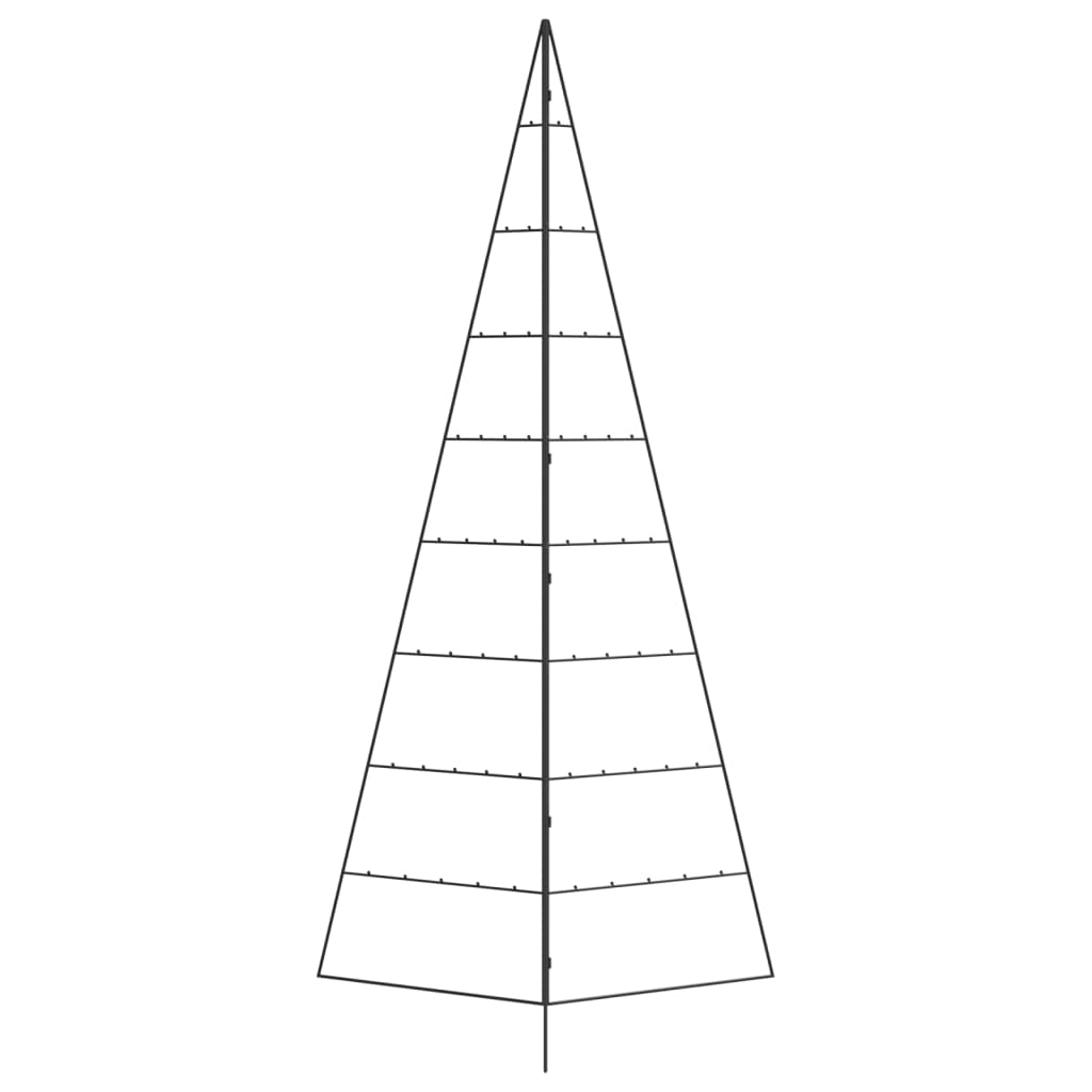 Kerstdecoratie Kerstboom Metaal Zwart