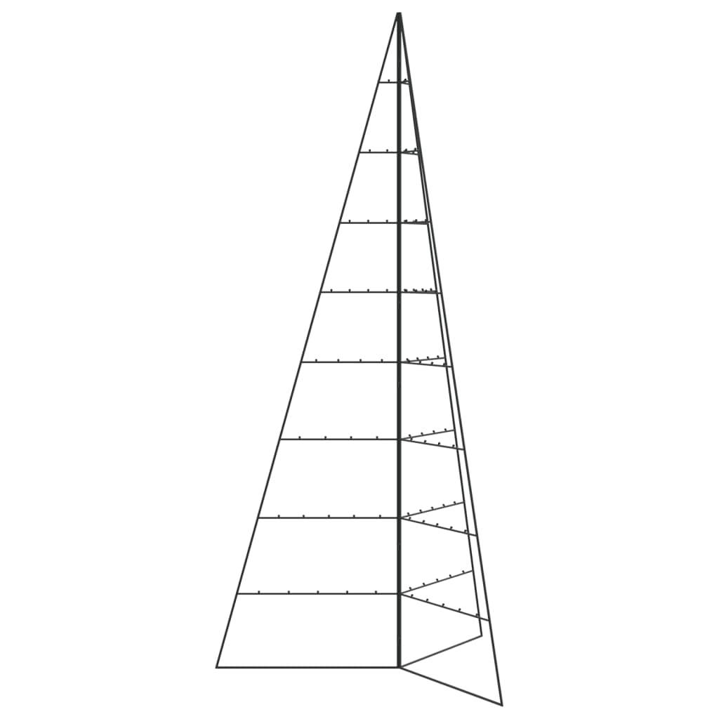 Kerstdecoratie Kerstboom Metaal Zwart