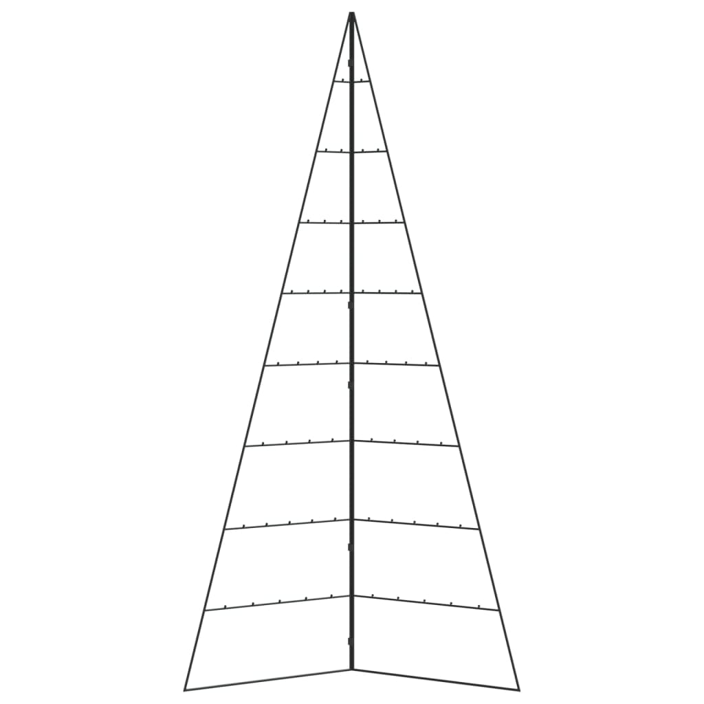 Kerstdecoratie Kerstboom Metaal Zwart