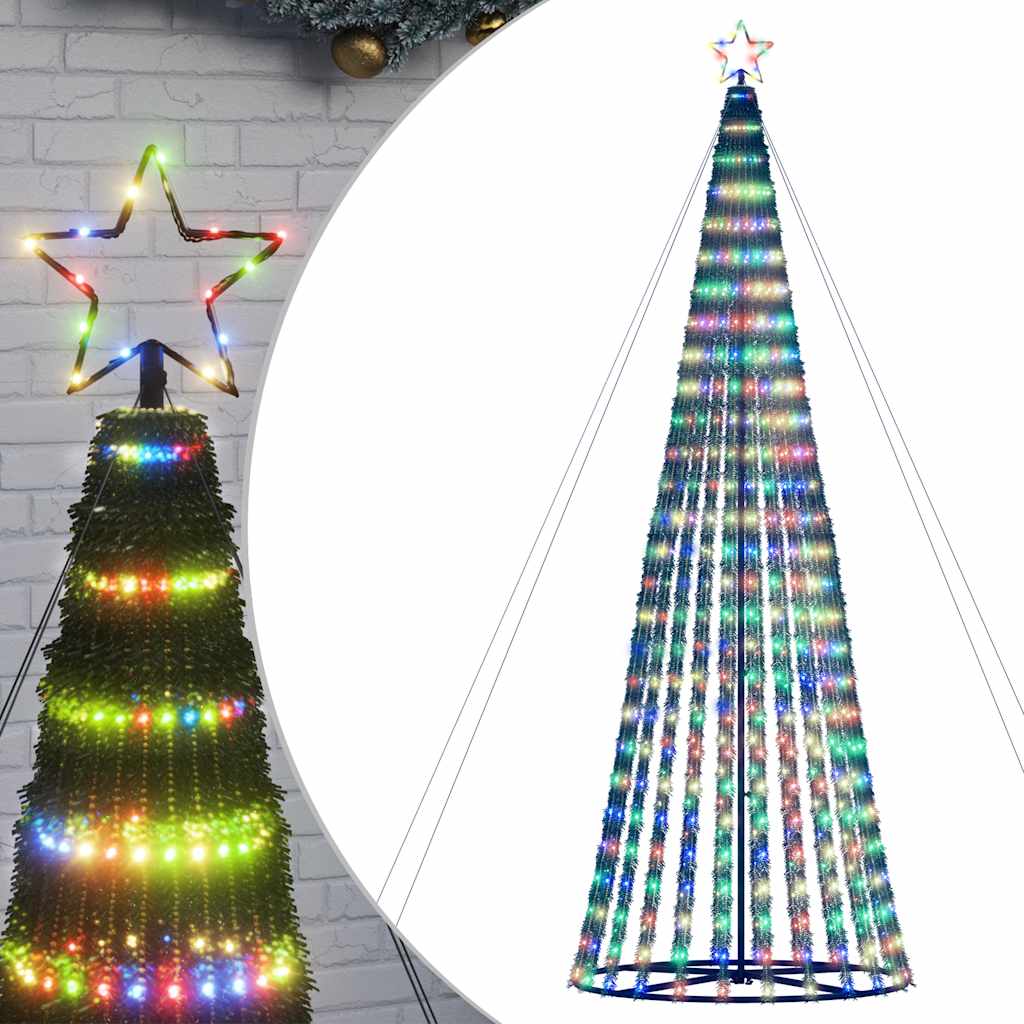 Led-Kerstboom 1028 Leds Kleurrijk Multikleur