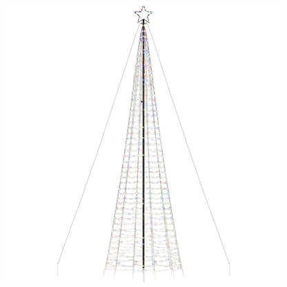 Led-Kerstboom Met Spikes 1534 Led's Kleurrijk Multikleur