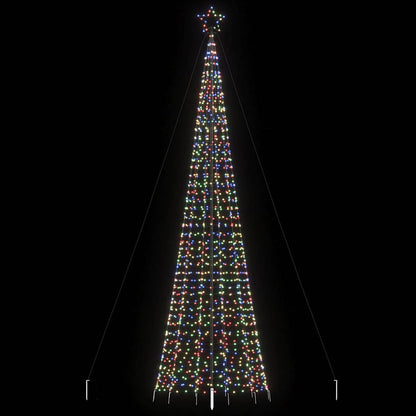 Led-Kerstboom Met Spikes 1534 Led's Kleurrijk Multikleur
