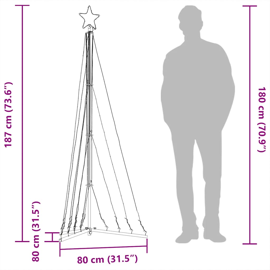 Kerstboomverlichting 339 Kleurrijke Led's