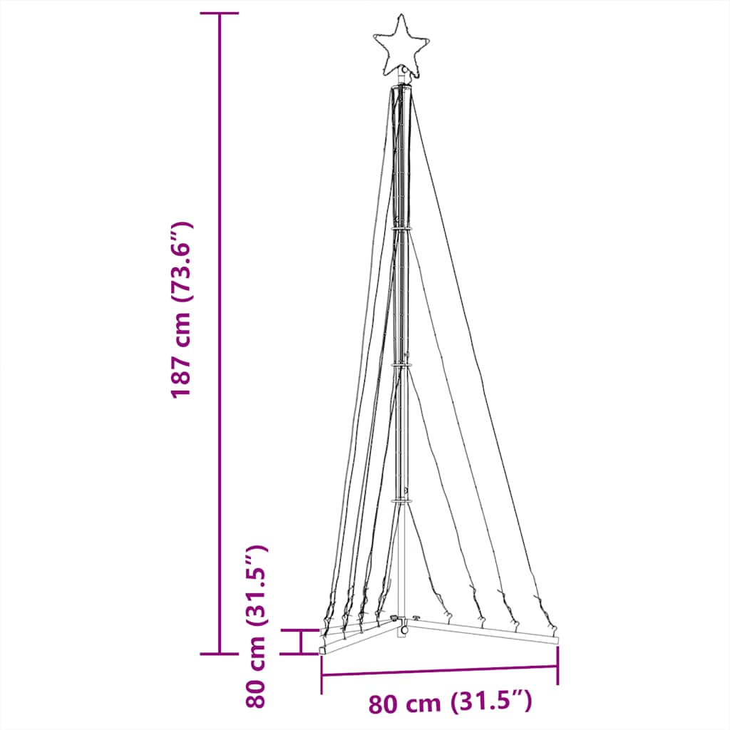 Kerstboomverlichting 339 Kleurrijke Led's