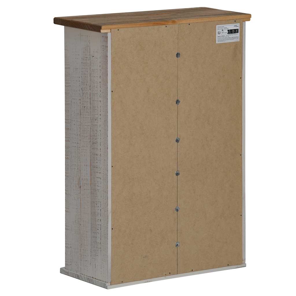 Hangkast Halden Met Schuifdeur 49X22,5X70 Cm Grenenhout