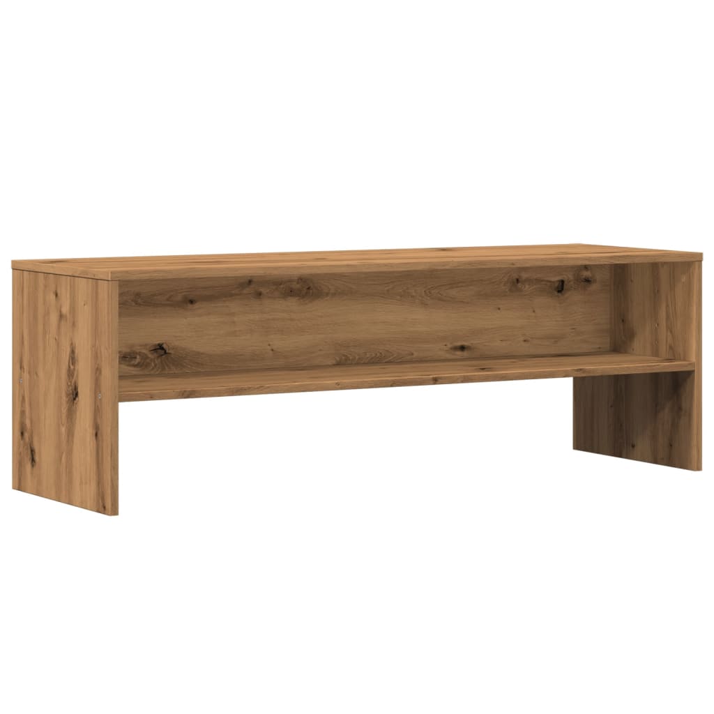 Tv-Meubel 120X40X40 Cm Bewerkt Hout Artisanaal Eikenkleurig