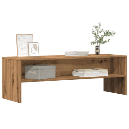 Tv-Meubel 120X40X40 Cm Bewerkt Hout Artisanaal Eikenkleurig