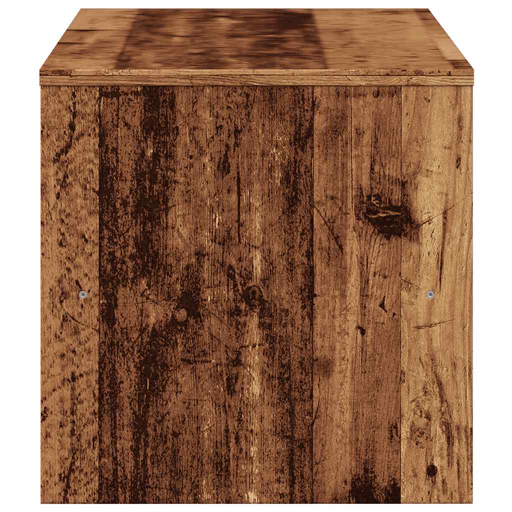 Tv-Meubel 80X40X40 Cm Bewerkt Hout Kleurig