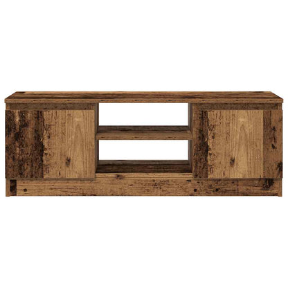 Tv-Meubel 102X30X36 Cm Bewerkt Hout Kleurig