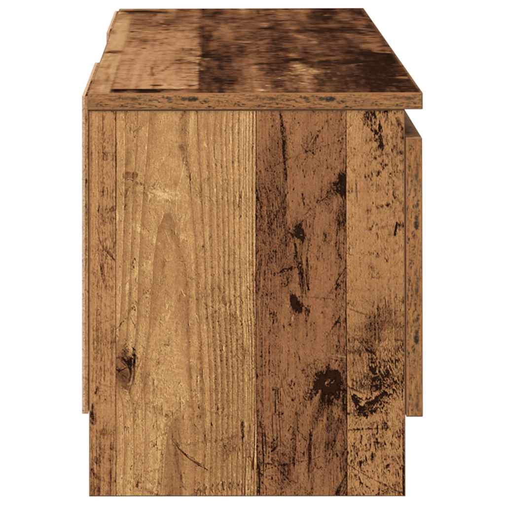 Tv-Meubel 102X30X36 Cm Bewerkt Hout Kleurig