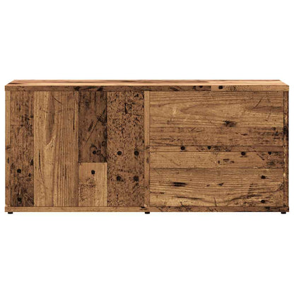 Tv-Meubel 80X34X35,5 Cm Bewerkt Hout Kleurig