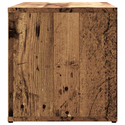 Tv-Meubel 80X34X35,5 Cm Bewerkt Hout Kleurig