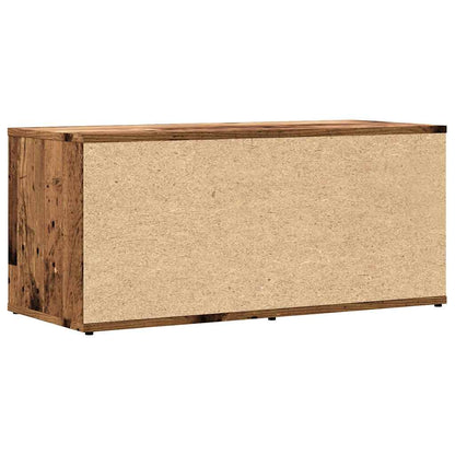 Tv-Meubel 80X34X35,5 Cm Bewerkt Hout Kleurig