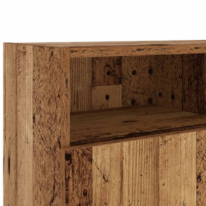 Tv-Meubel Met Led 120X30X50 Cm Bewerkt Hout