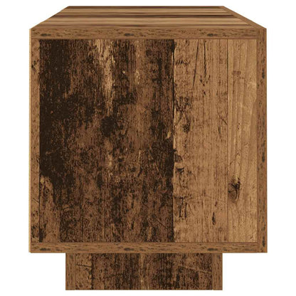 Tv-Meubel Met Led 160X35X40 Cm Bewerkt Hout