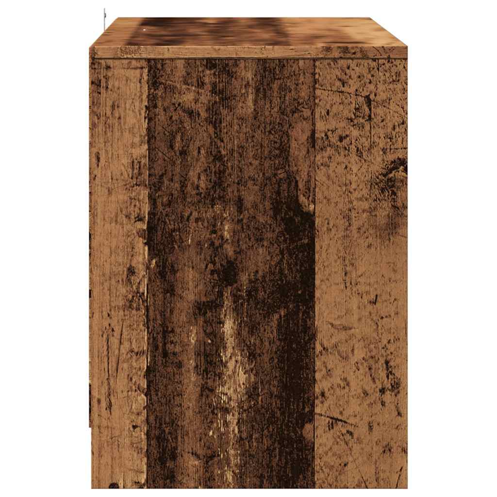 Tv-Meubel 102X37,5X52,5 Cm Bewerkt Hout Kleurig