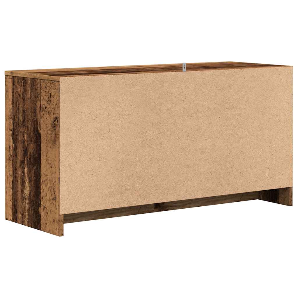 Tv-Meubel 102X37,5X52,5 Cm Bewerkt Hout Kleurig