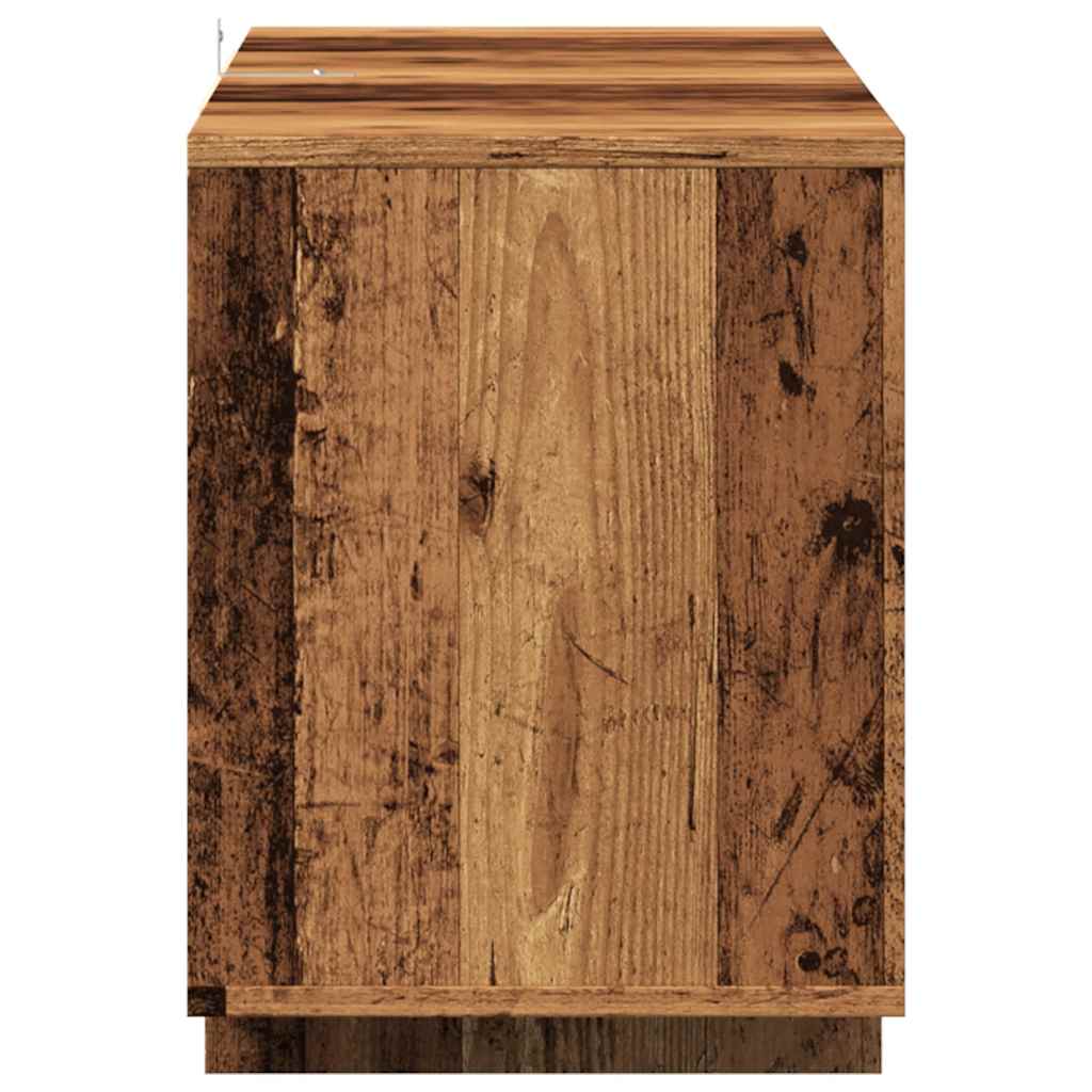 Tv-Meubel 130X35X50 Cm Bewerkt Hout Kleurig