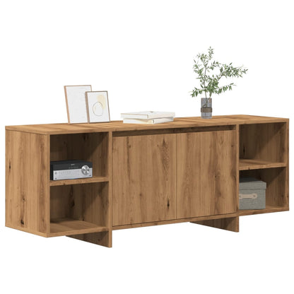 Tv-Meubel 130X35X50 Cm Bewerkt Hout Kleurig