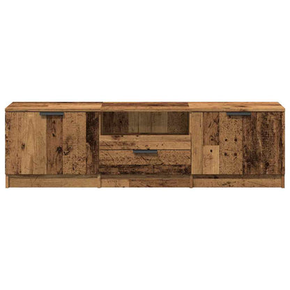 Tv-Meubel 140X35X40 Cm Bewerkt Hout Kleurig