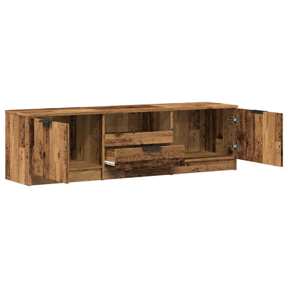 Tv-Meubel 140X35X40 Cm Bewerkt Hout Kleurig