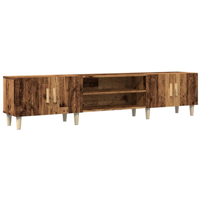 Tv-Meubel 180X31,5X40 Cm Bewerkt Hout Kleurig