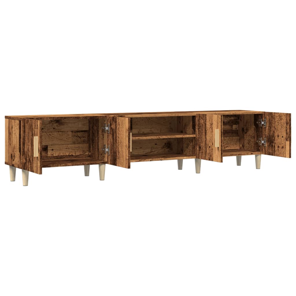 Tv-Meubel 180X31,5X40 Cm Bewerkt Hout Kleurig