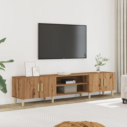 Tv-Meubel 180X31,5X40 Cm Bewerkt Hout Kleurig