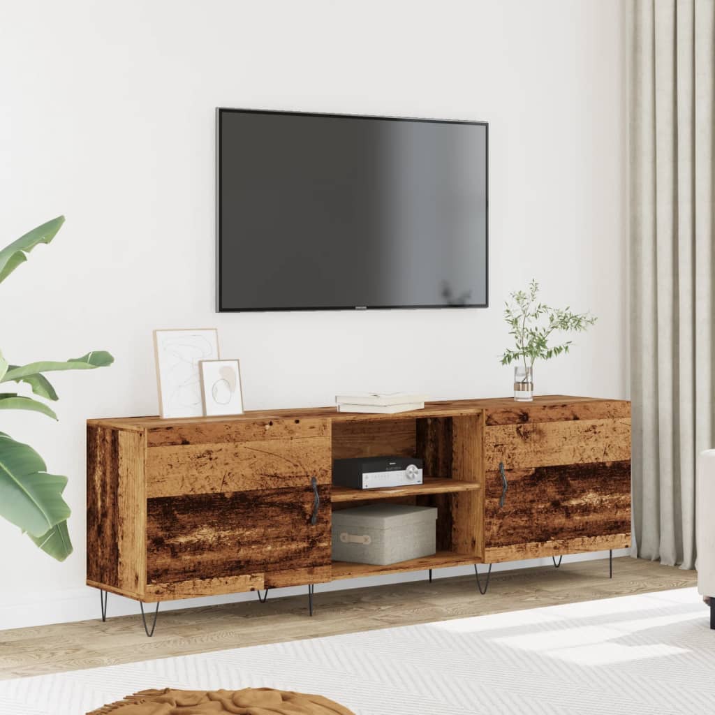 Tv-Meubel 150X30X50 Cm Bewerkt Hout Kleurig