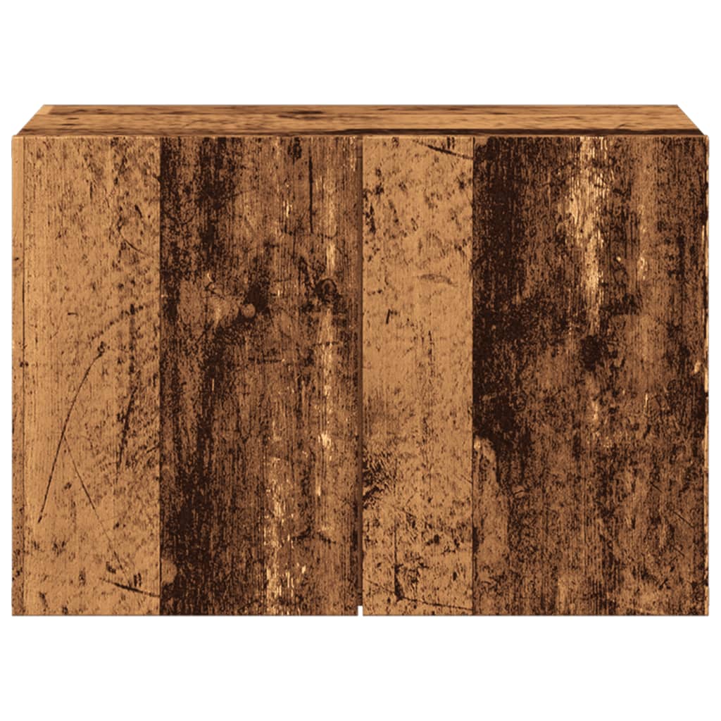 Tv-Meubel Wandgemonteerd 60X30X41 Cm Oud Houtkleurig